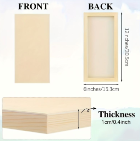 20 Rectangular Painting Boards